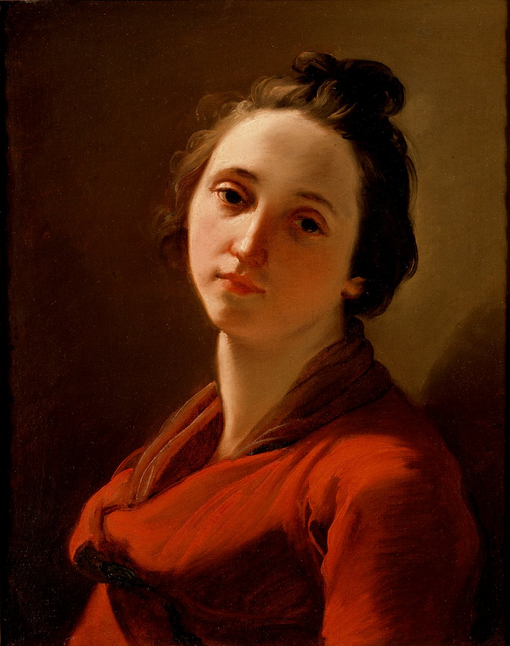 Cabeza de una joven, 1775-1778 de Ubaldo Gandolfi