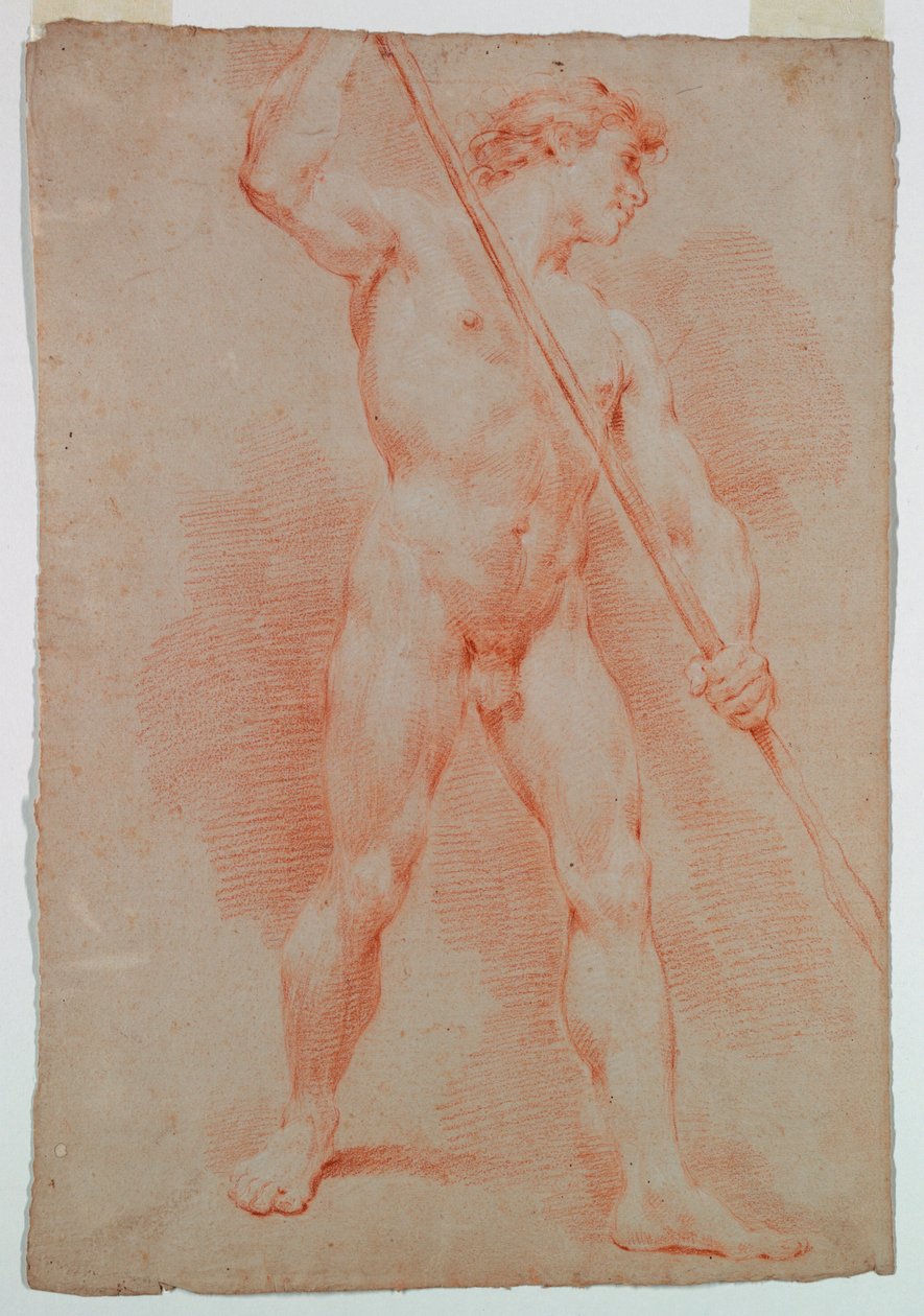 Estudio de un desnudo de Ubaldo Gandolfi