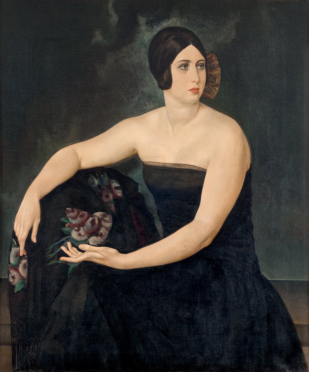 Retrato de una dama, 1924 de Ubaldo Oppi