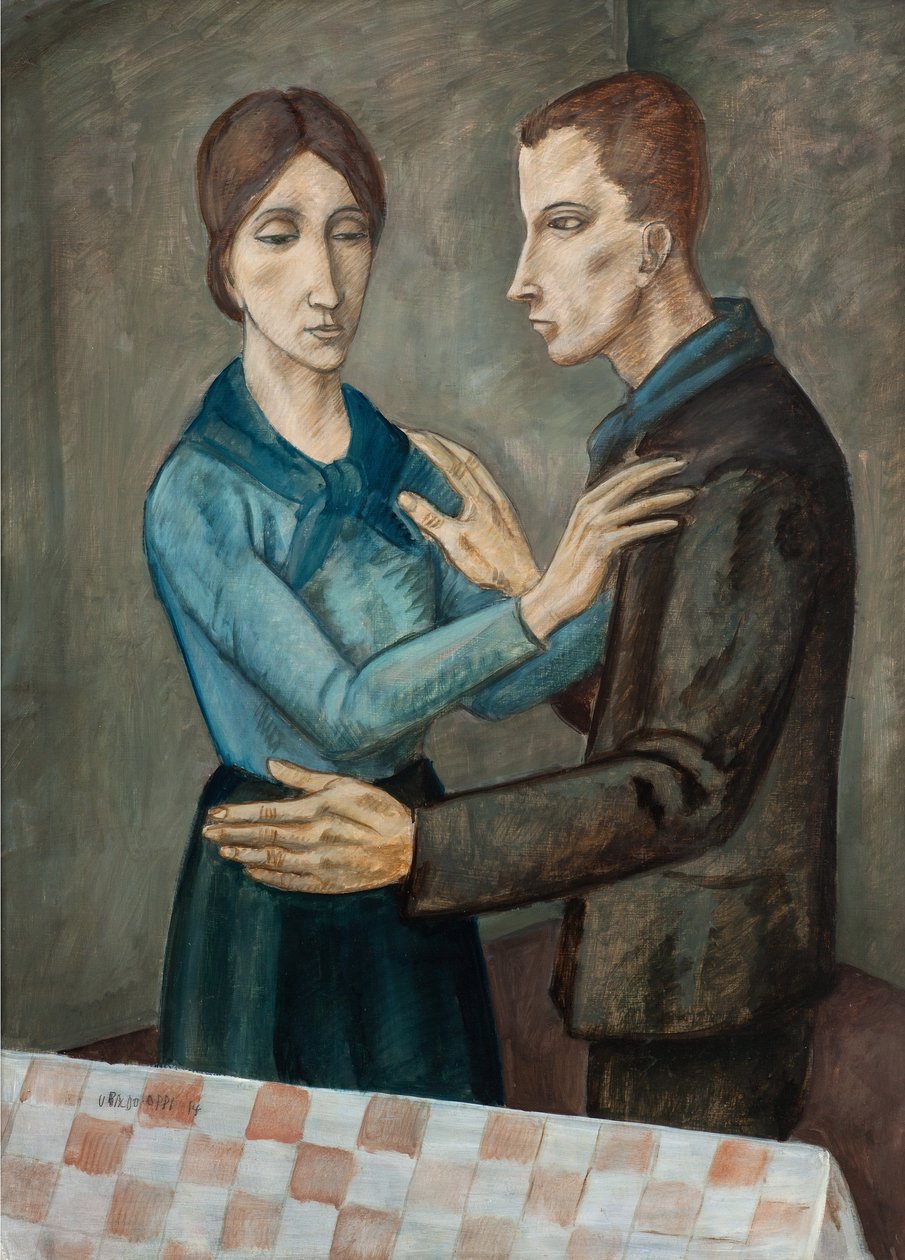 La pareja comprometida (La despedida) de Ubaldo Oppi