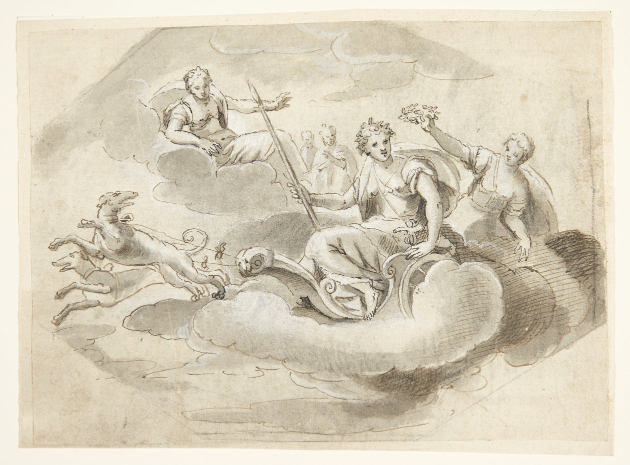 Alegoría con Philomelus(?) de Ubekendt