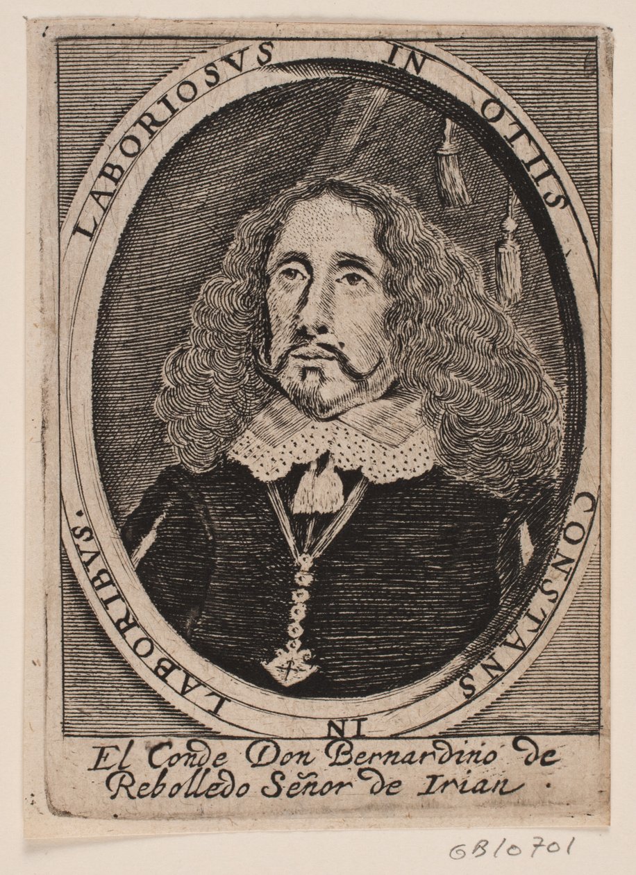 Don Bernardino de Rebolledo, enviado español de Ubekendt