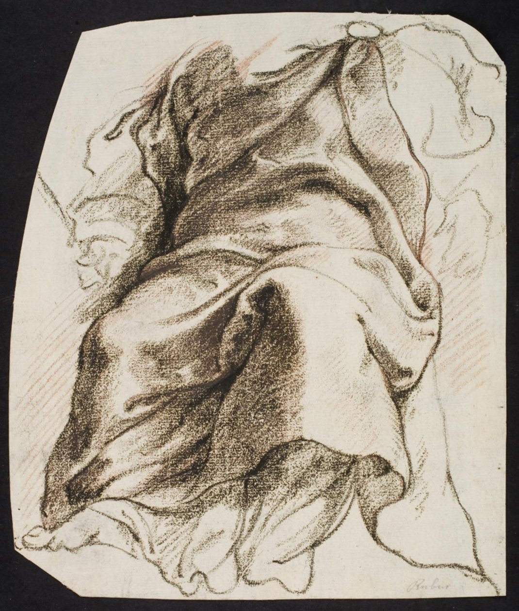 Estudio de drapeado para la figura de Dios Padre de Ubekendt