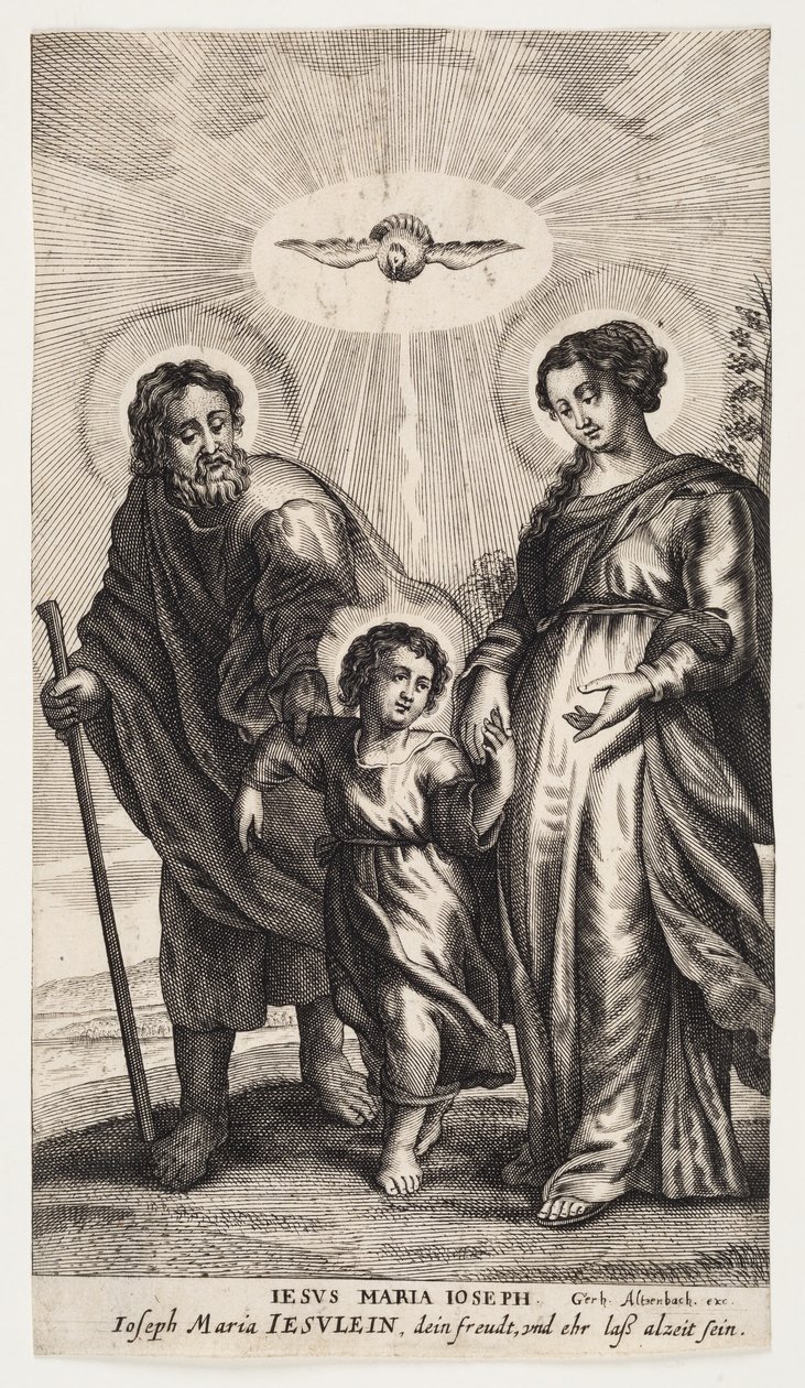 Jesús con María y José de Ubekendt