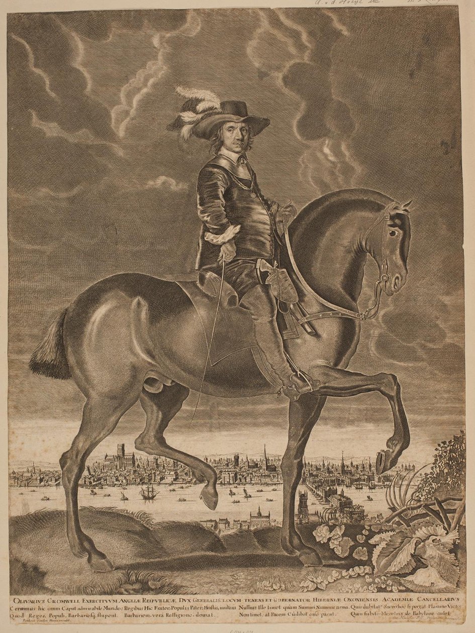 Oliver Cromwell a caballo de Ubekendt