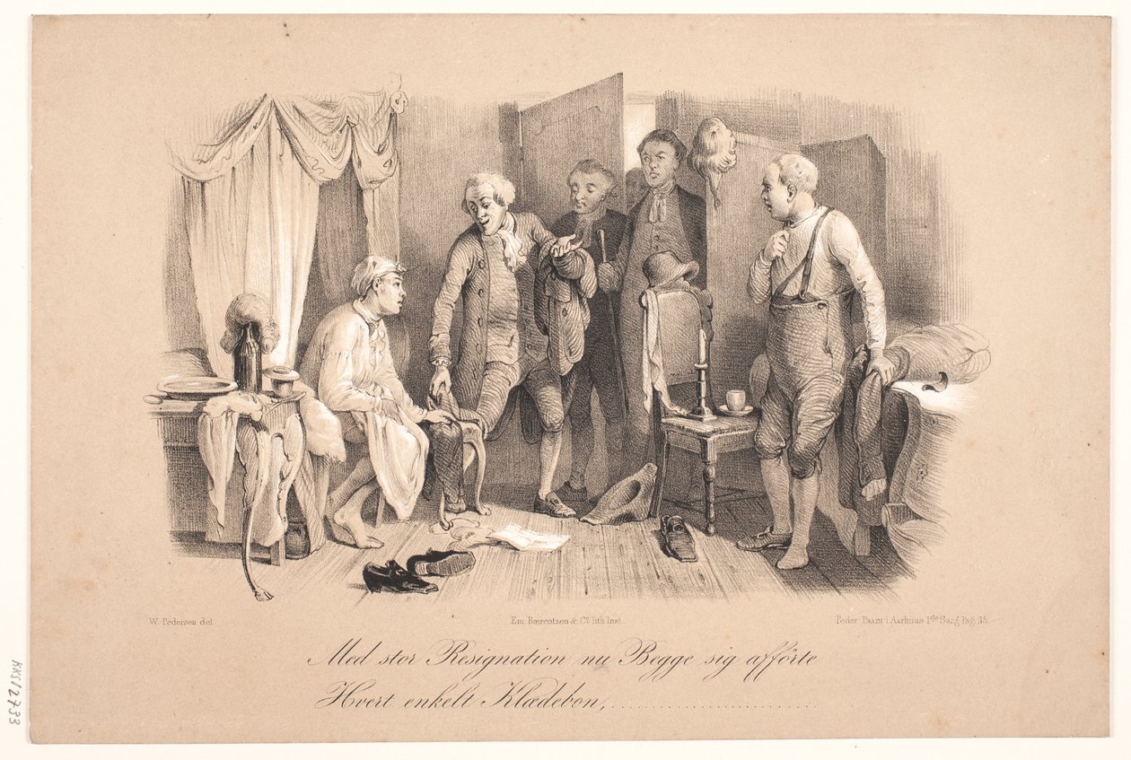 Escena de Peder Paars de Ubekendt