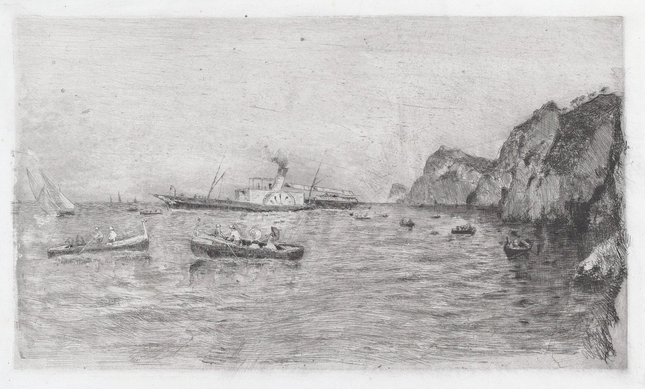 Puerto en Capri de Uberto dell