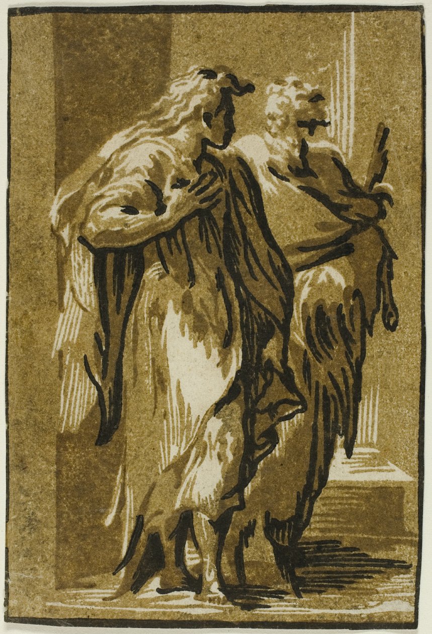 Los Apóstoles Pedro y Juan de Ugo da Carpi
