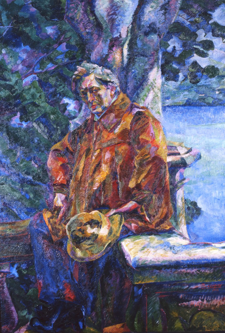 Retrato de Ferruccio Busoni, 1916 de Umberto Boccioni
