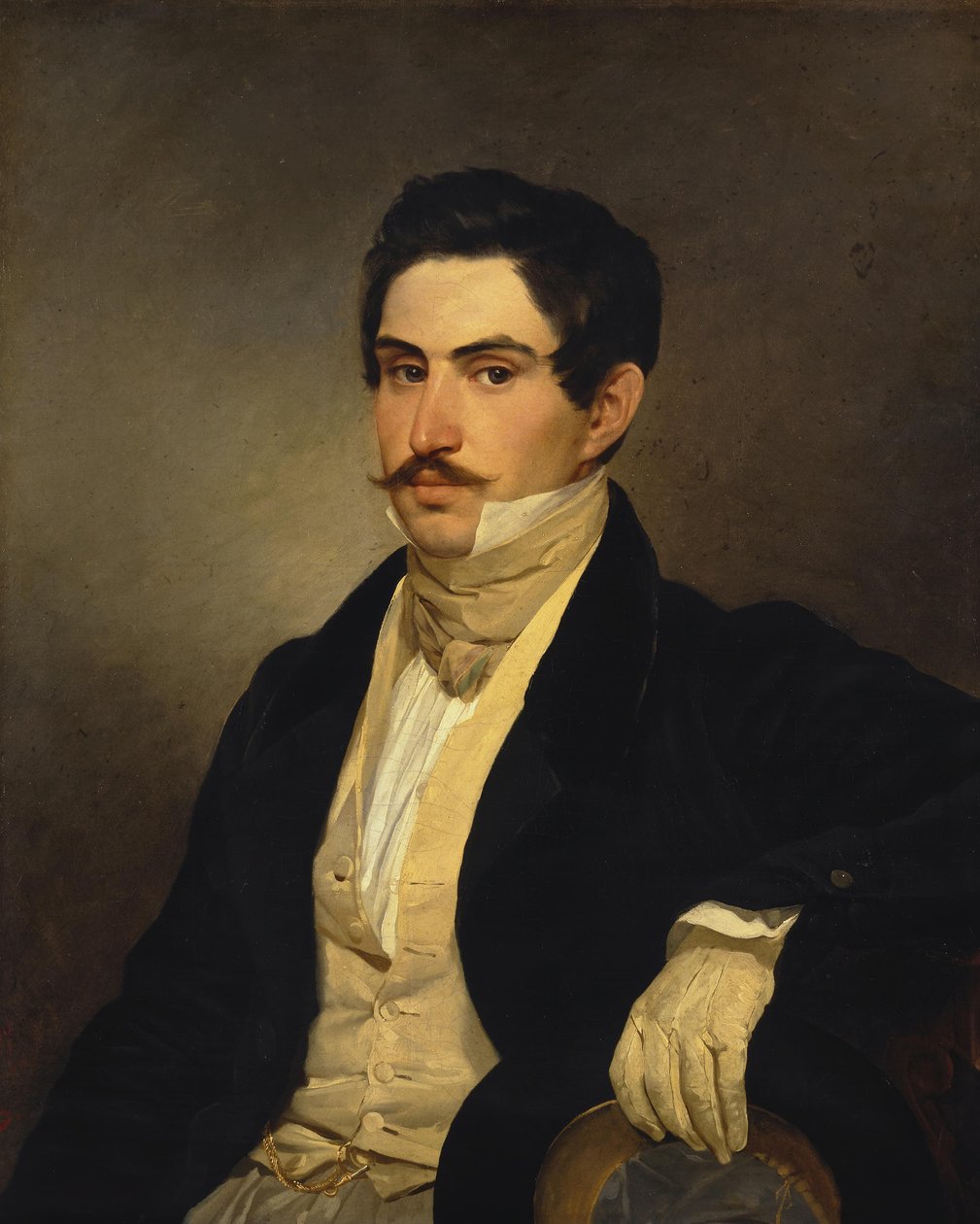 K. P. Bryullov. Retrato de N. A. Okhotnikov de Unbekannt Unbekannt