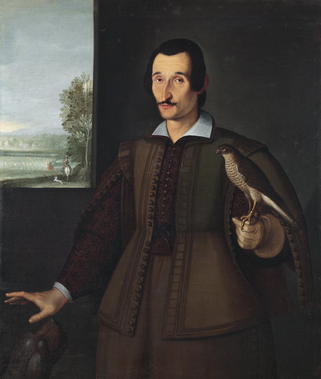 Retrato de un halconero de Unbekannt Unbekannt