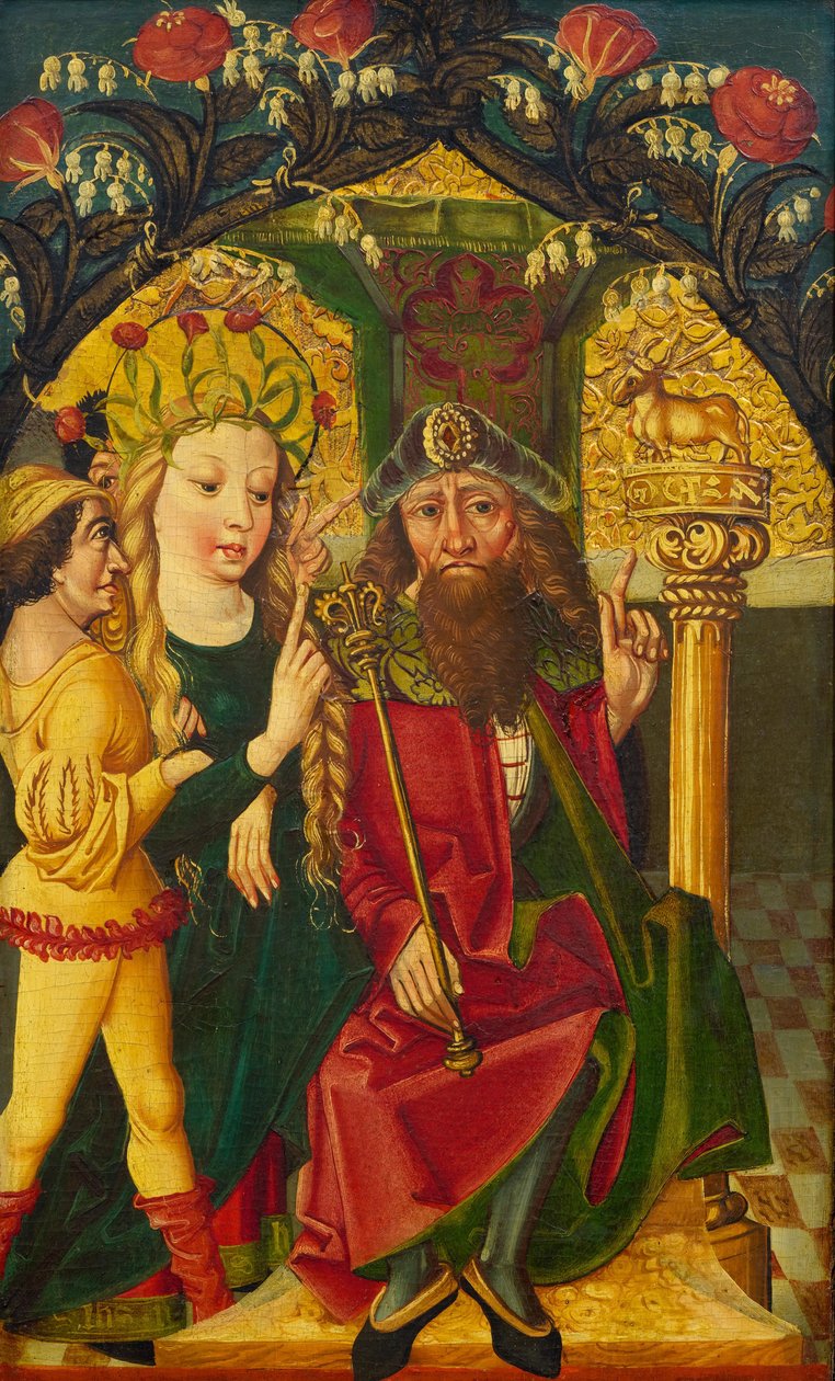 Santa Inés de Roma rechazando la idolatría de Unbekannt Unbekannt