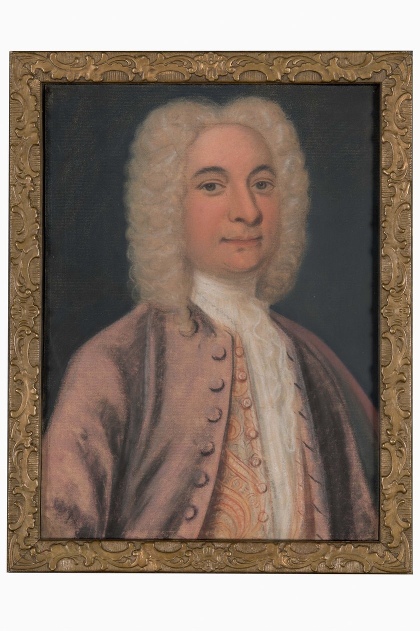 Pastel representando el retrato de un hombre de Unbekannt Unbekannt