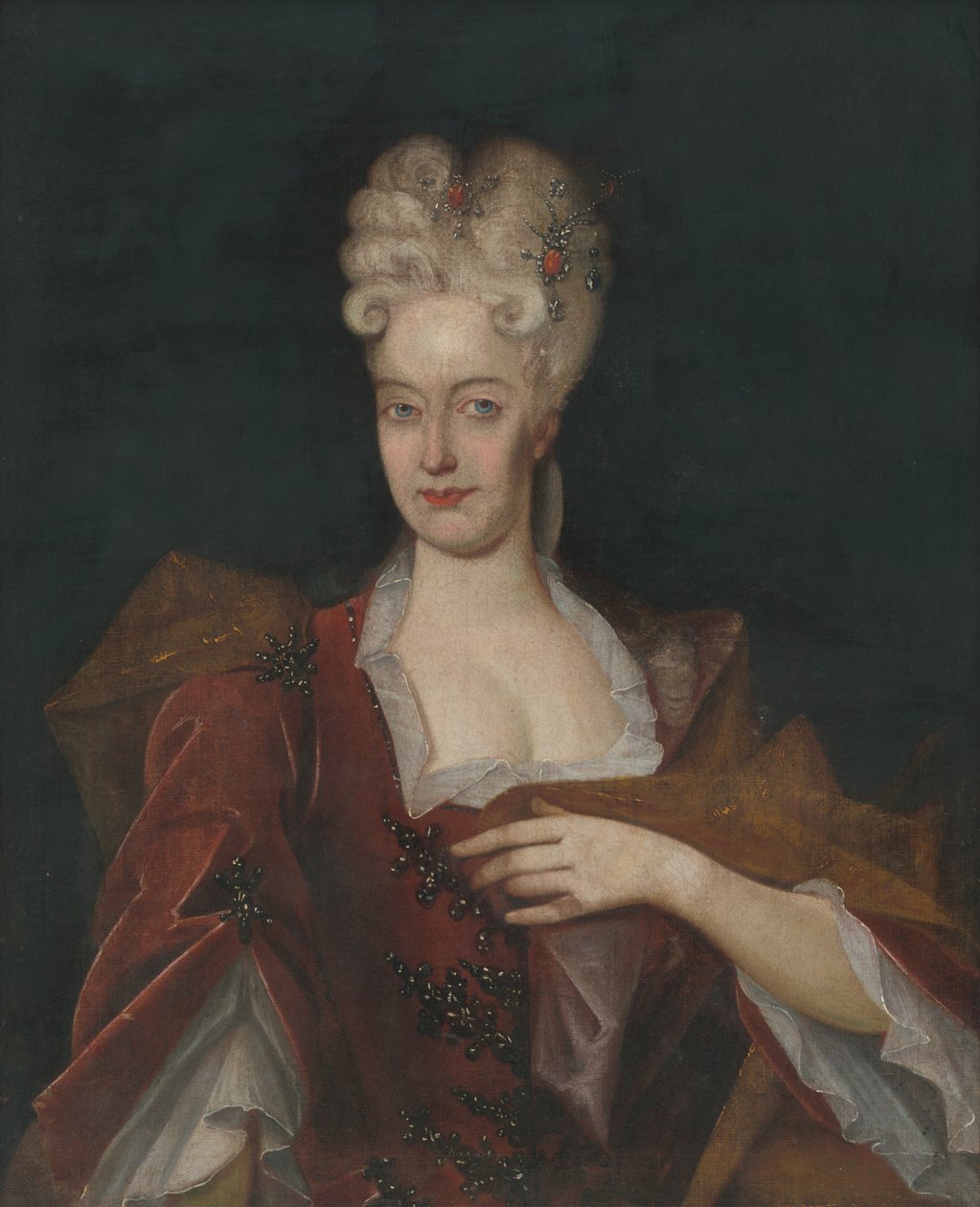 Retrato de la esposa de Rákóczi II, Amalie Charlotte Hesse-Reinfelssová de Unbekannt Unbekannt