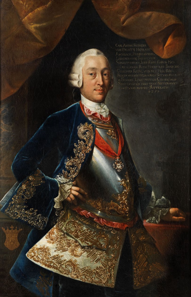 Retrato de Karl Anton von Pölnitz de Unbekannt Unbekannt
