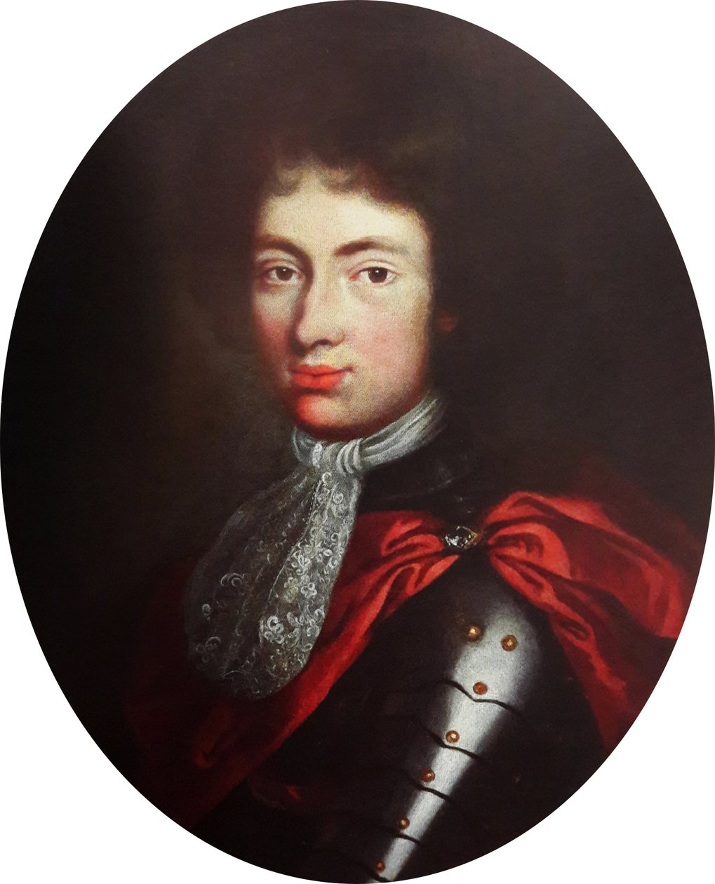 Retrato del Príncipe Jakub Ludwik Sobieski con armadura de Unbekannt Unbekannt
