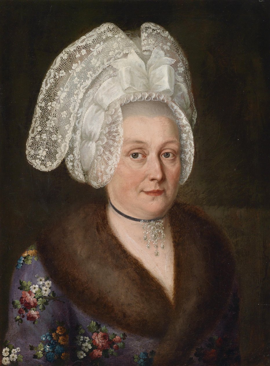 Retrato de una mujer elegante de Unbekannt Unbekannt