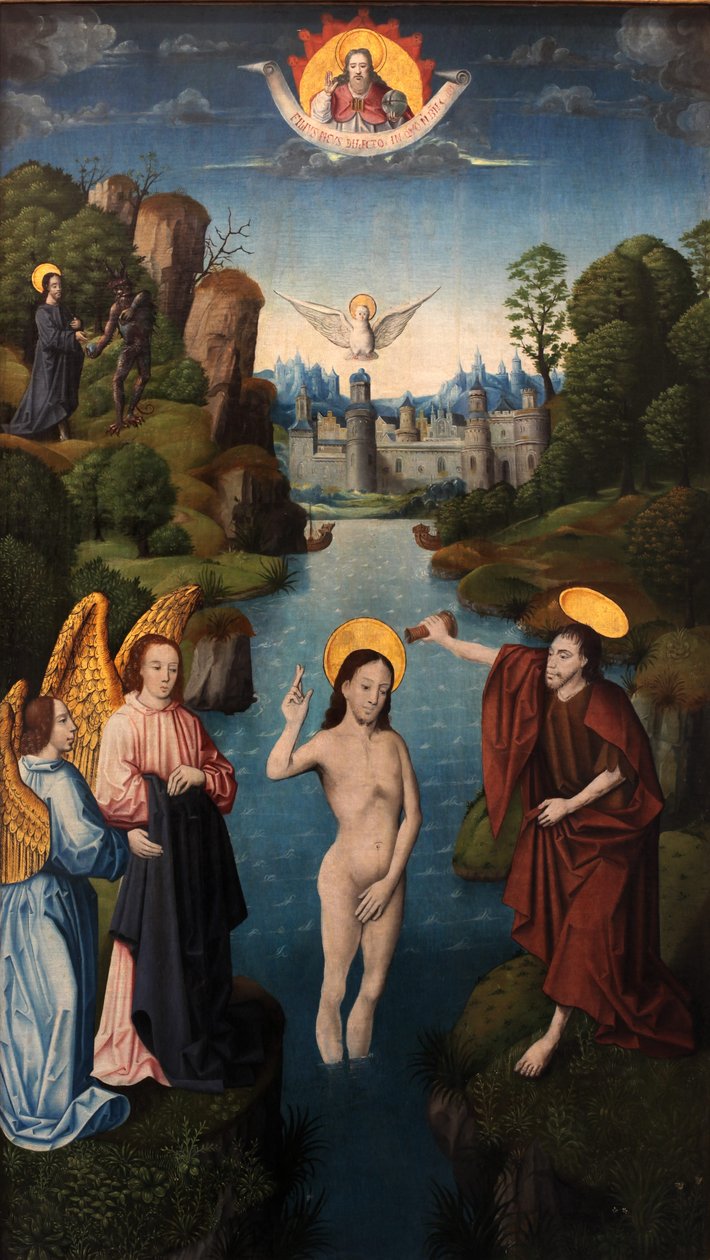 El bautismo de Cristo de Unbekannt Unbekannt