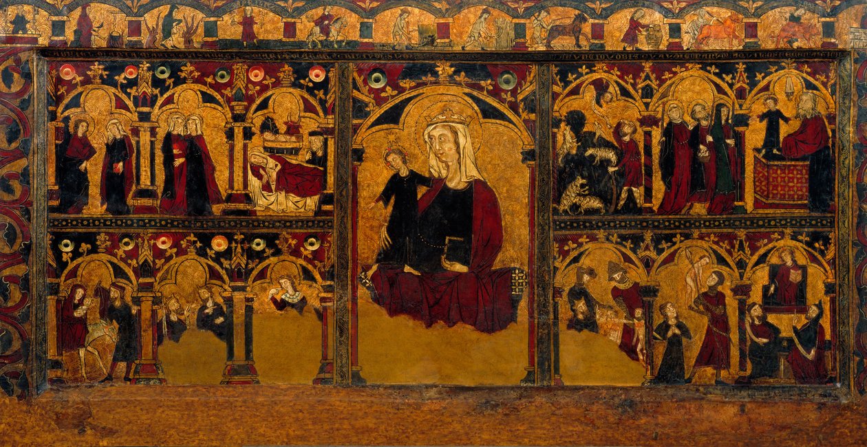 Frontal del altar de la infancia de Jesús de Unbekannt Unbekannt