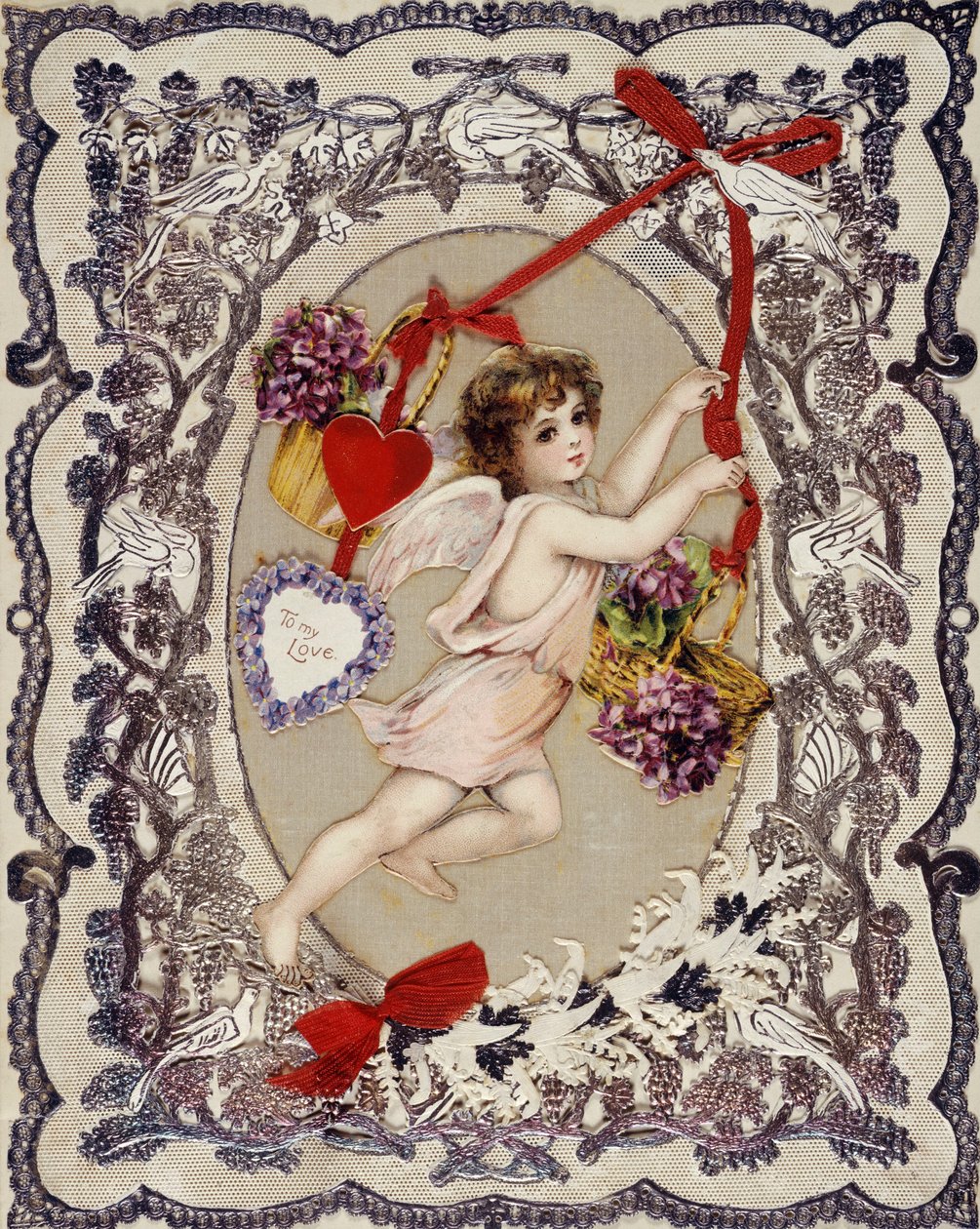 Tarjeta; tarjeta de San Valentín de Unbekannt Unbekannt