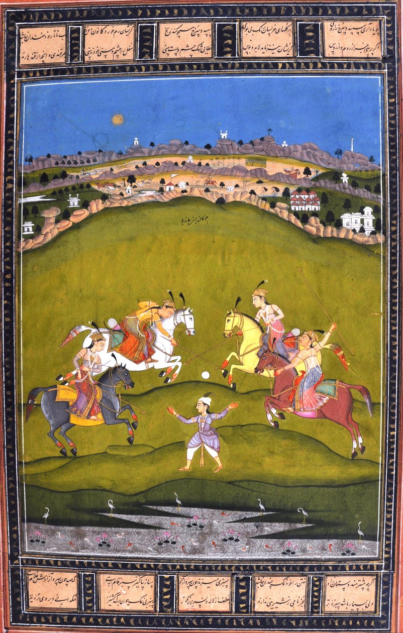 Chand Bibi Jugando Polo de Unbekannt Unbekannt