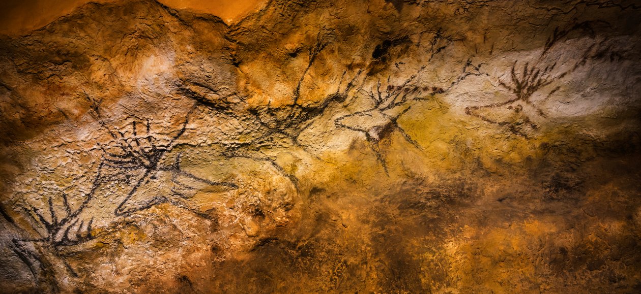 Pintura rupestre de Lascaux, Burdeos, Francia de Unbekannt Unbekannt
