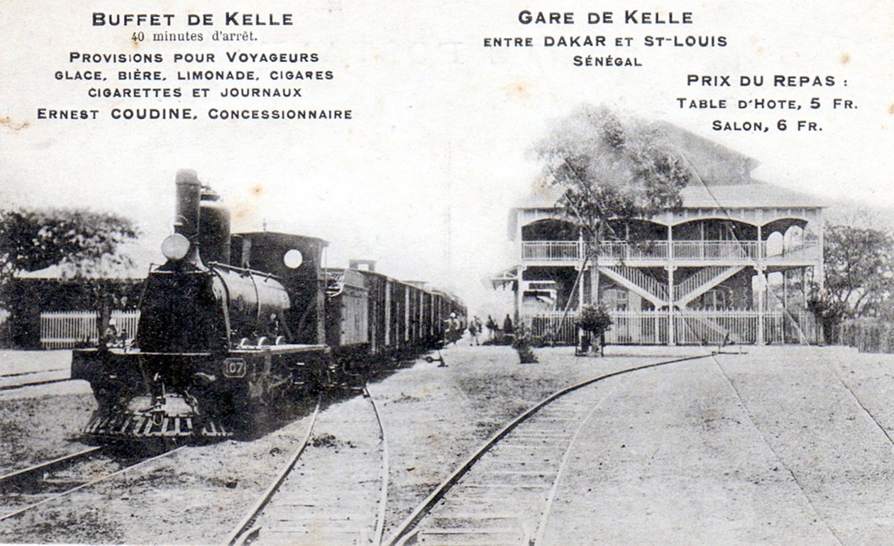 Postal de la estación en Kelle, c.1908 de Unbekannt Unbekannt
