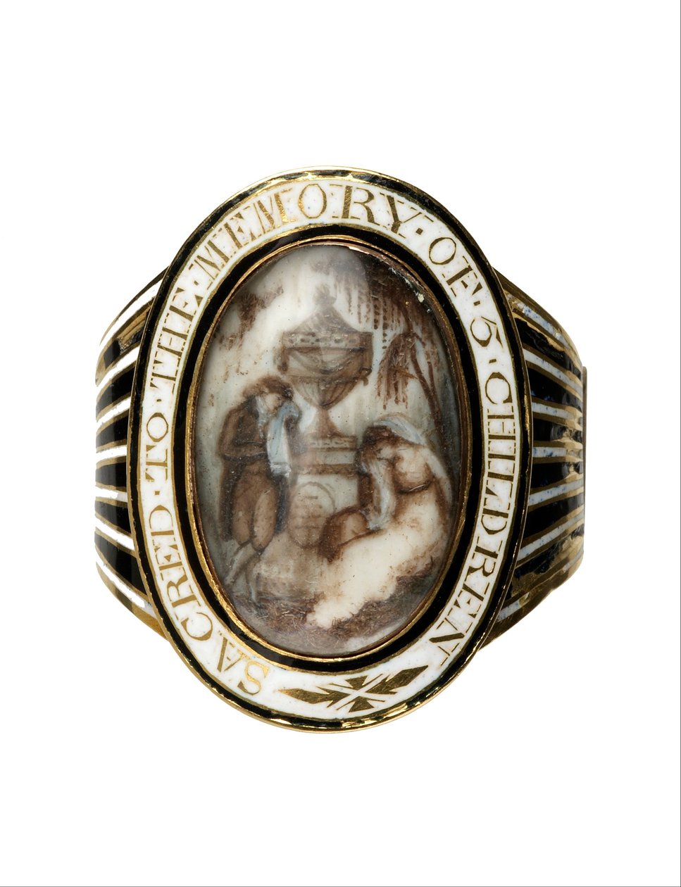 Anillo; anillo de luto de Unbekannt Unbekannt