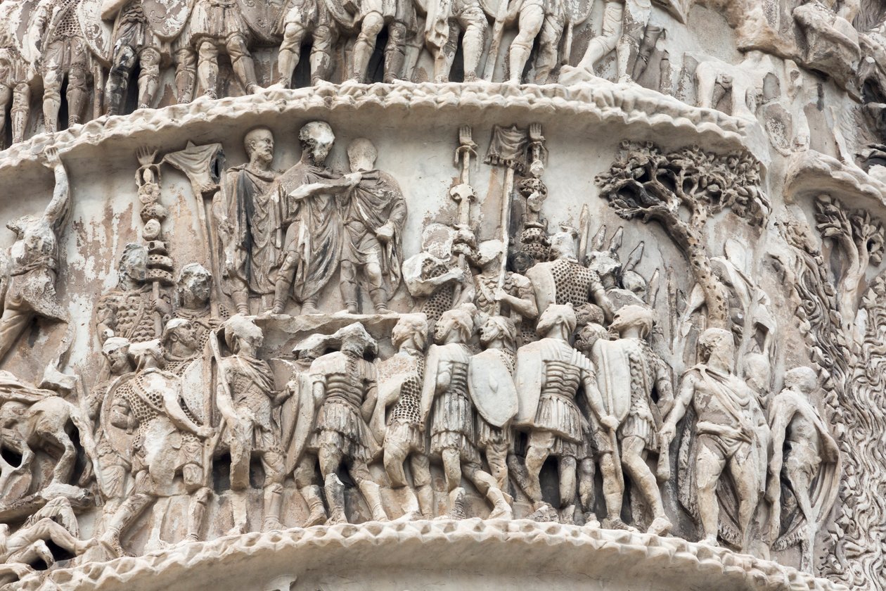 Roma, Italia. Columna de Trajano de Unbekannt Unbekannt
