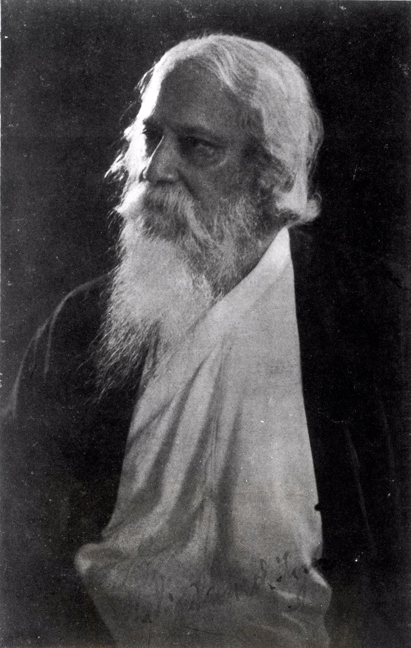 Sir Rabindranath Tagore (1861-1941) de Unbekannt Unbekannt