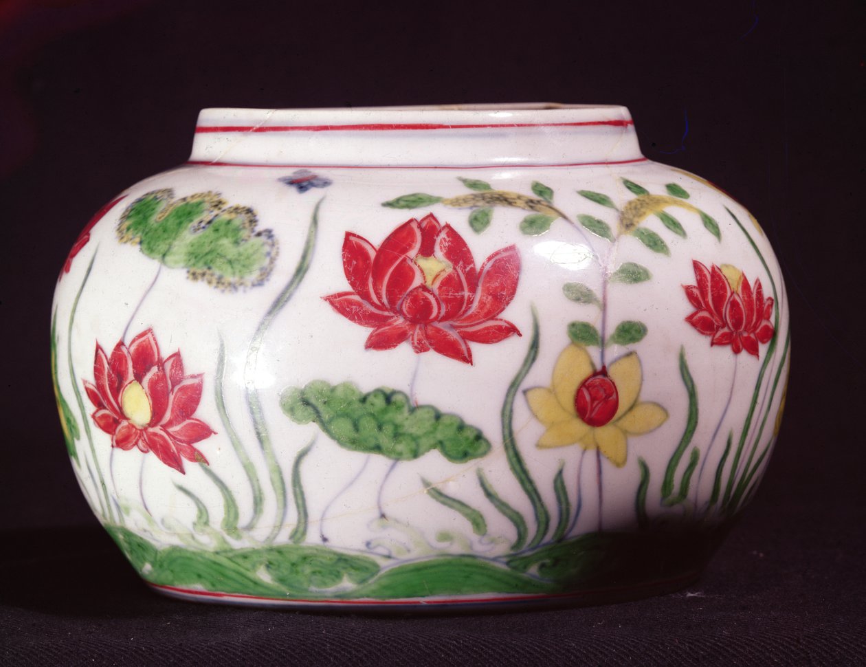 Tou tsai decorado en colores esmaltados, período Cheng-Hua de Unbekannt Unbekannt