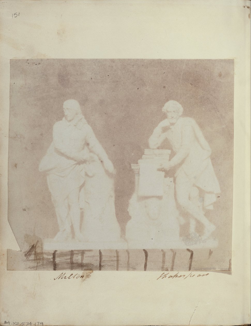 Estatuillas de Milton y Shakespeare de Unbekannt Unbekannt