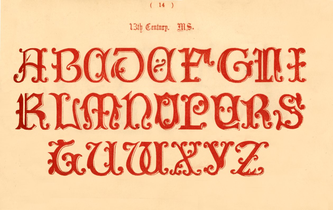 Siglo XIII. MS., 1862 de Unbekannt