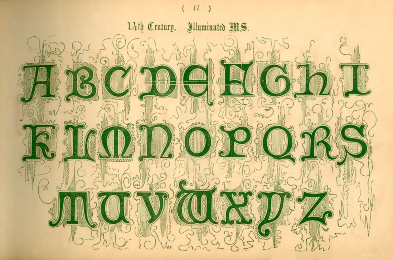 Siglo XIV. Manuscrito Iluminado, 1862 de Unbekannt