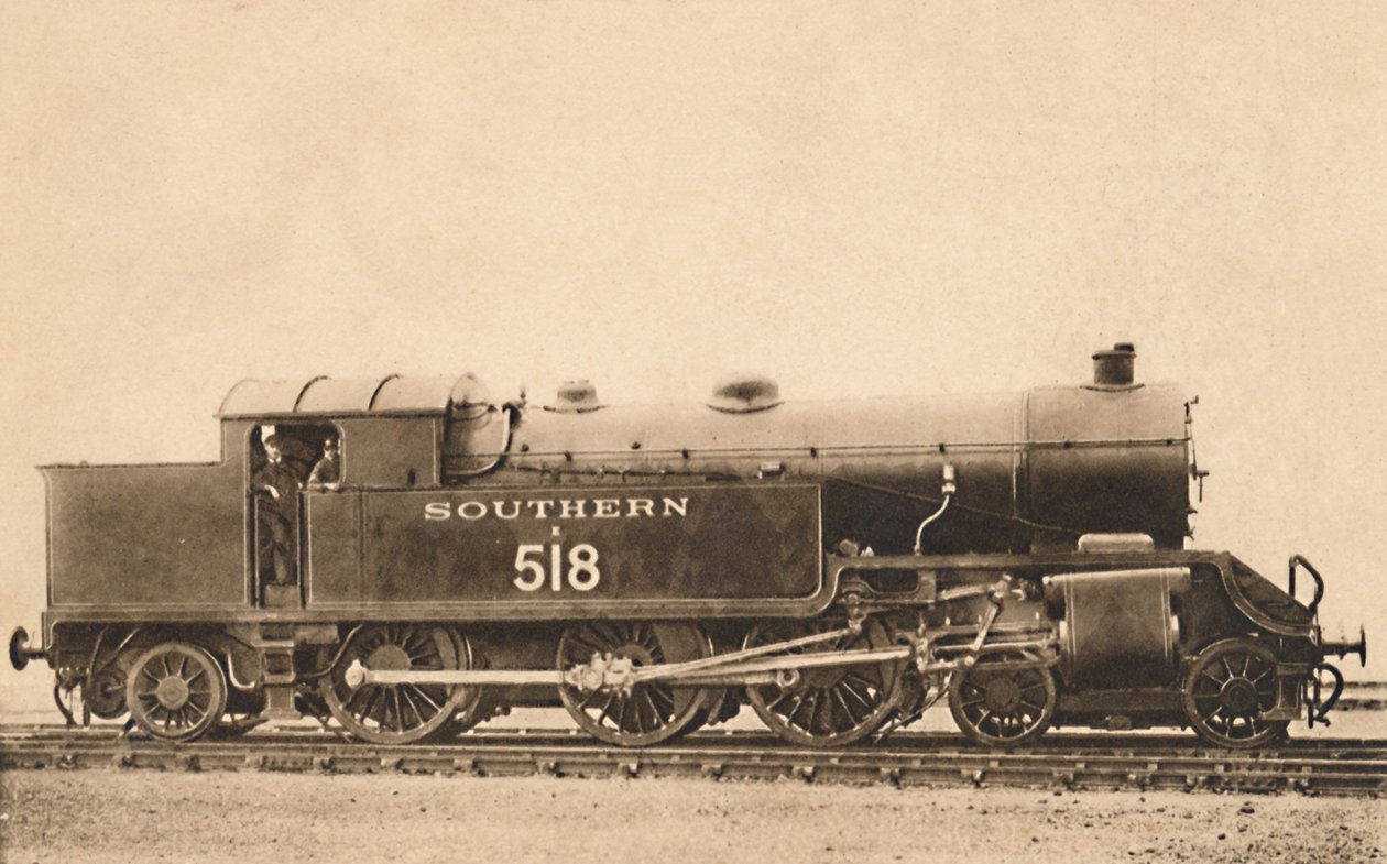 Locomotora de tanque 4.6.2. No. E.518, principios de 1900 de Unbekannt