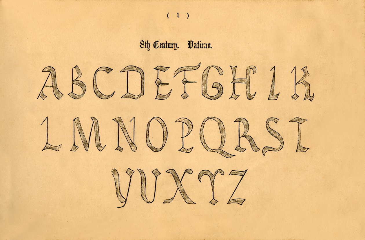 Siglo VIII. Vaticano, 1862 de Unbekannt