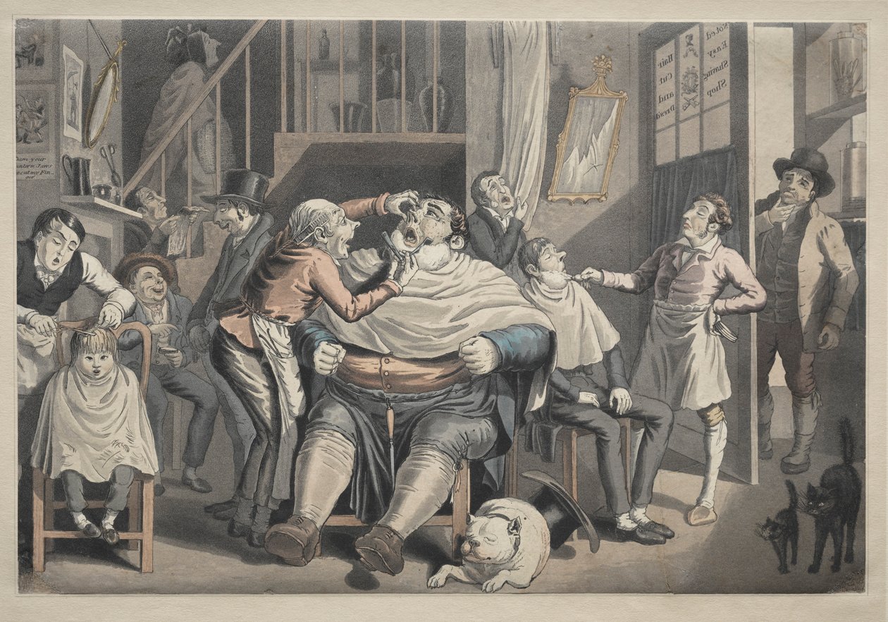 Una barbería de Unbekannt