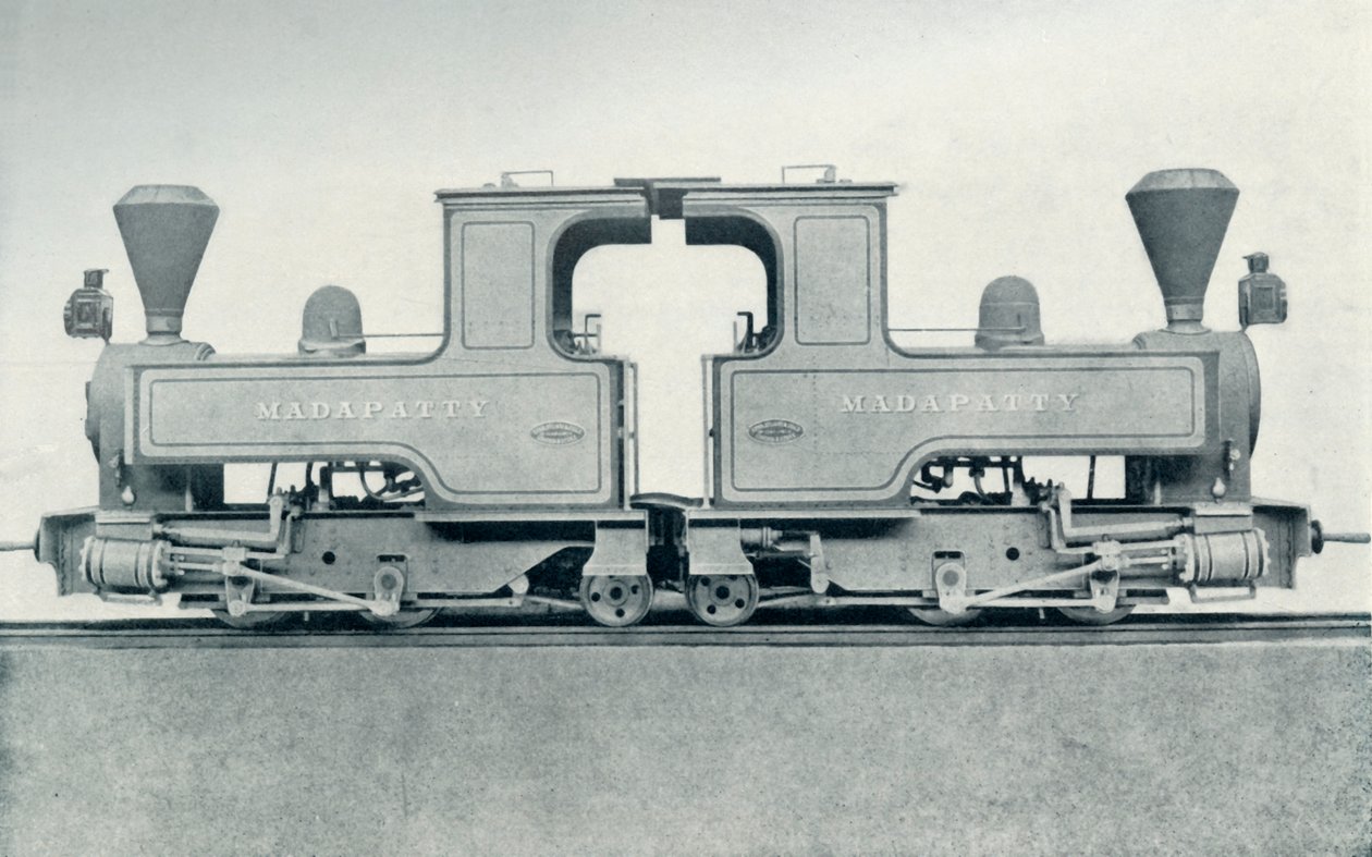 Una locomotora doble, 1922 de Unbekannt