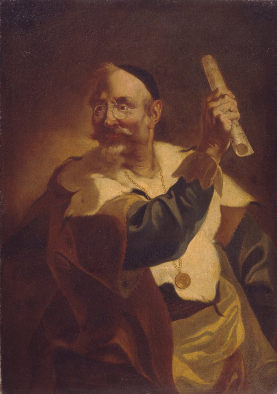 Un músico, siglo XVIII de Unbekannt