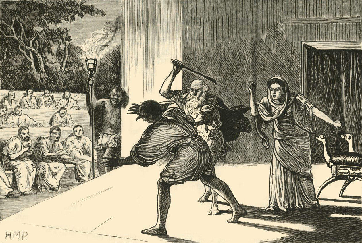 Una comedia romana, 1890 de Unbekannt