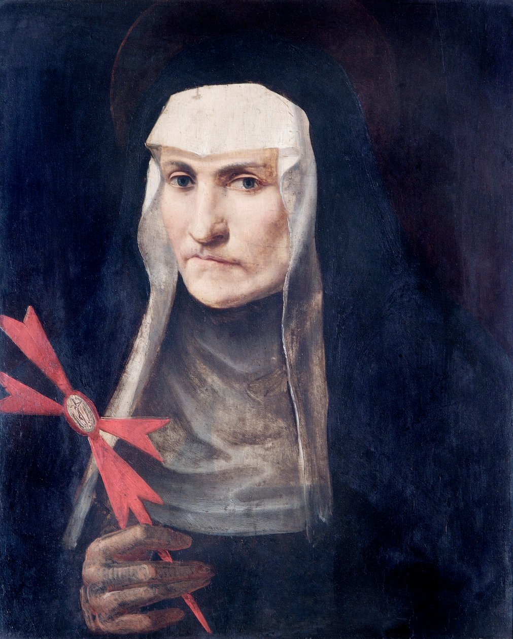 Una monja santa, mediados del siglo XVI de Unbekannt