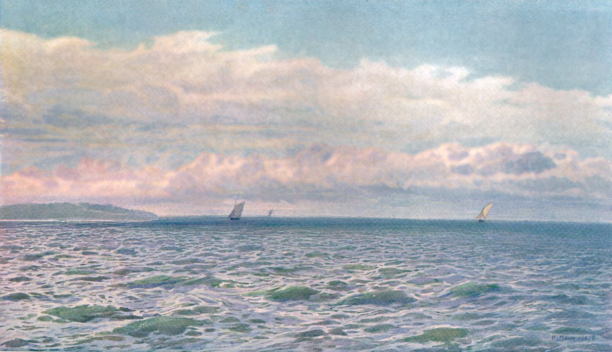 Un día soleado en el Solent, c1900 de Unbekannt