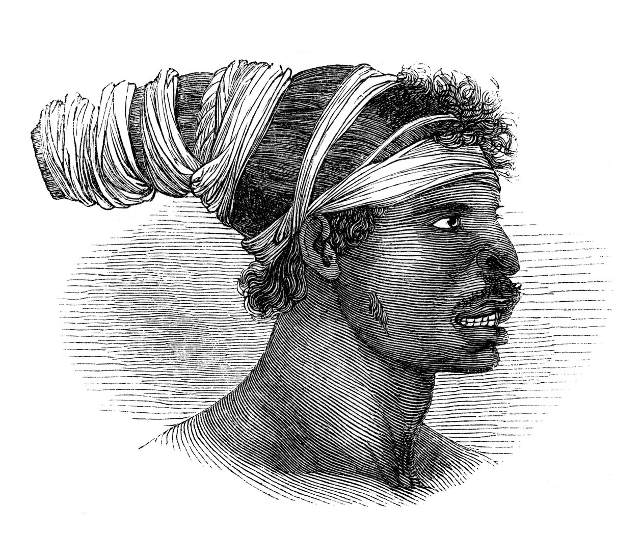 Un nativo australiano, 1848 de Unbekannt