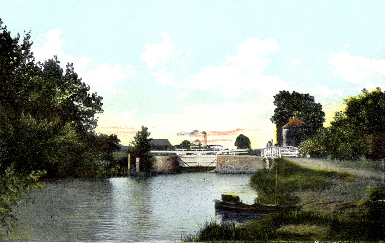 Abingdon Lock, Oxfordshire, siglo XX de Unbekannt