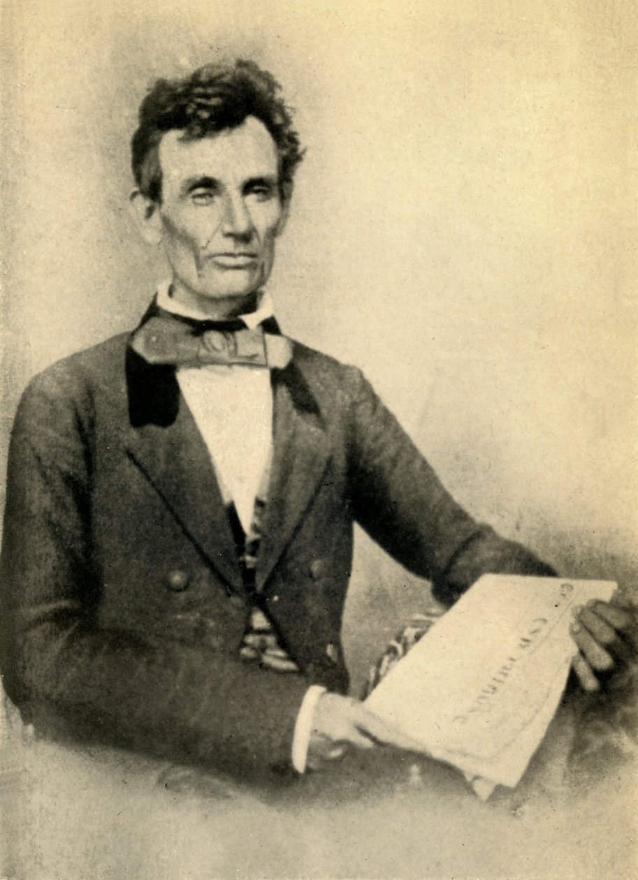 Abraham Lincoln, 1854, 1930 de Unbekannt