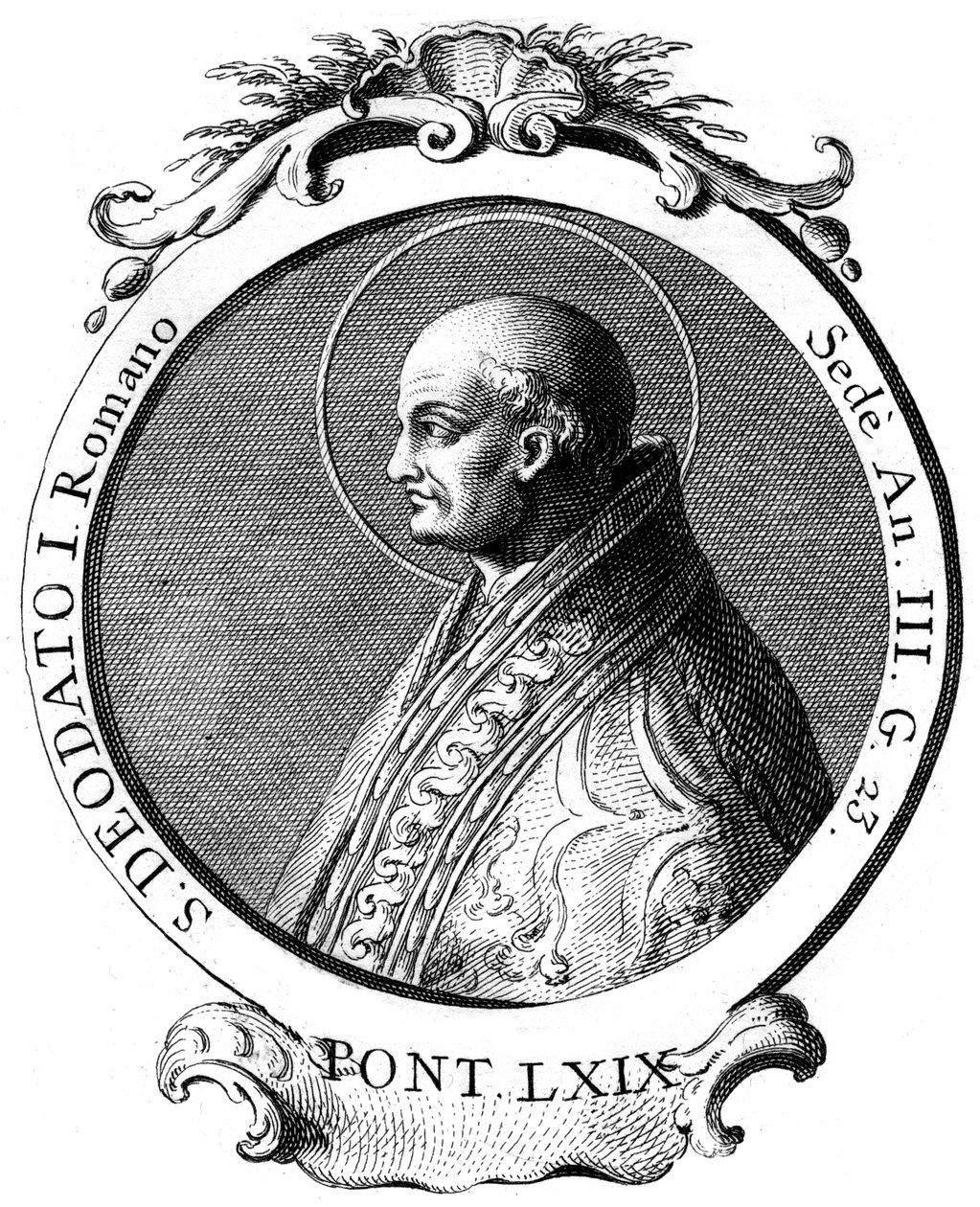 Adeodato I, Papa de la Iglesia Católica de Unbekannt