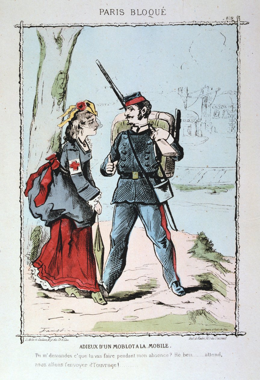 Adieux dun Moblot a la Mobile, 1870-1871 de Unbekannt