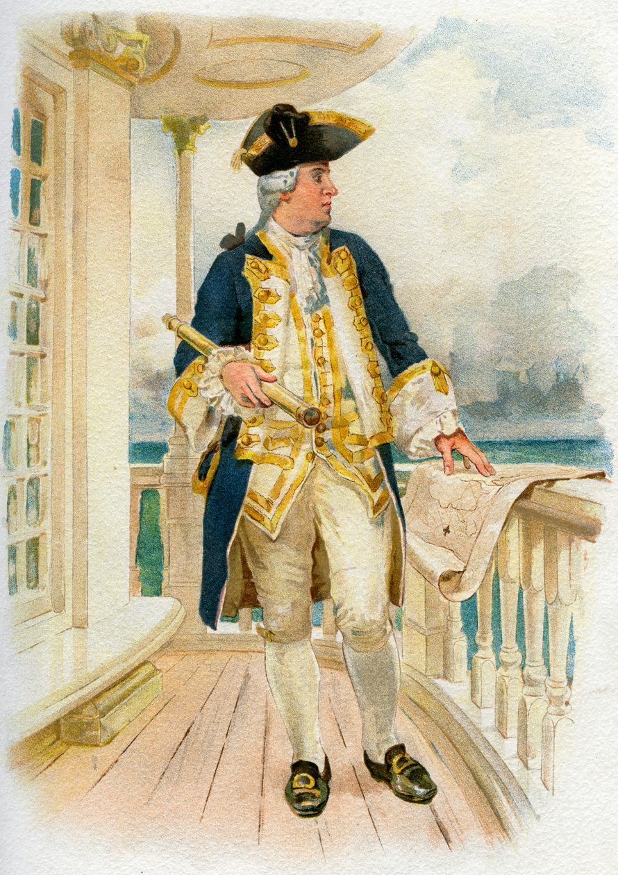 Almirante, siglo XVIII c1890-c1893 de Unbekannt