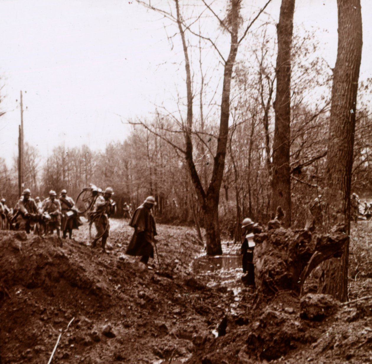 Avance en el Ailette, norte de Francia, c1918 de Unbekannt