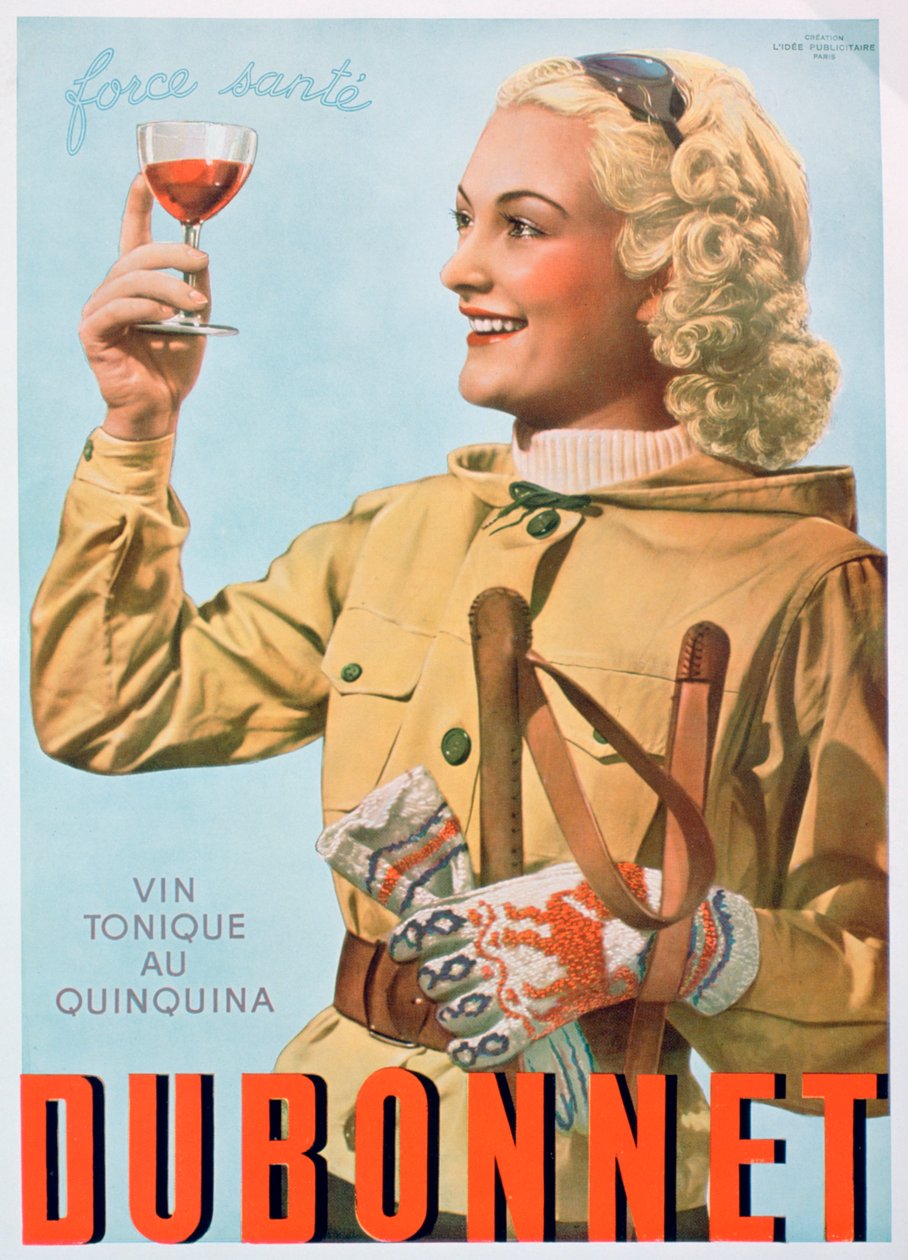 Anuncio de vino tónico Dubonnet, 1938 de Unbekannt